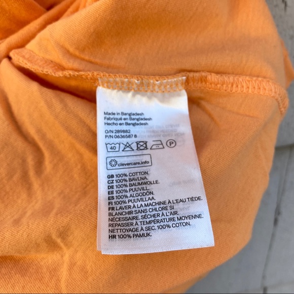 men’s orange tee - Picture 4 of 6